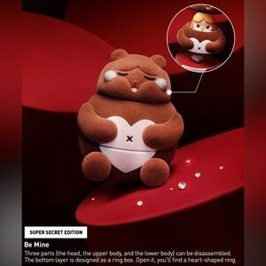 Pop Mart Crybaby Crying For Love Figure - Be Mine (SUPER SECRET)